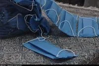 راهاندازی کارگاه تولید ماسک در قرارگاه شهید قاسمی قم به روایت تصویر