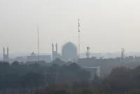 هشدار آلودگی هوا در ۸ کلان شهر و توصیه به بیماران ریوی/یخ‌بندان و سرما در ۲۵ استان