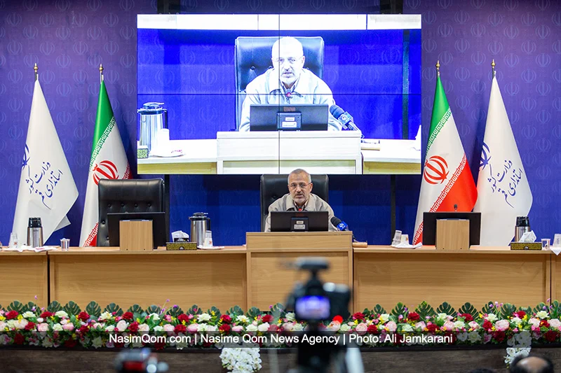 نشست خبری دکتر سید محمد تقی شاهچراغی؛ استاندار قم