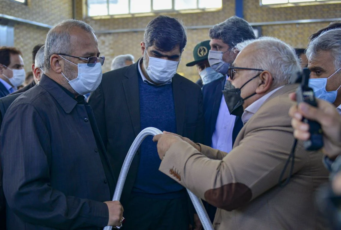 افتتاح نخستین کارخانه تولید شیلنگهای فشارقوی خاورمیانه در قم