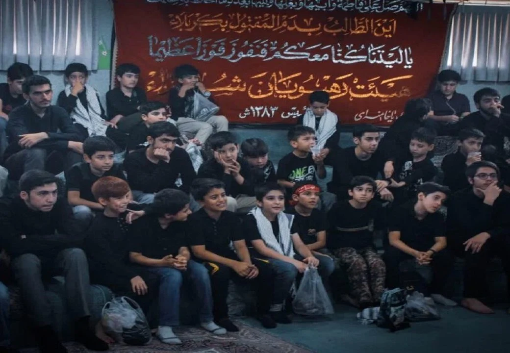 سوگواری نونهالان حسینی در مسجد مقدس جمکران