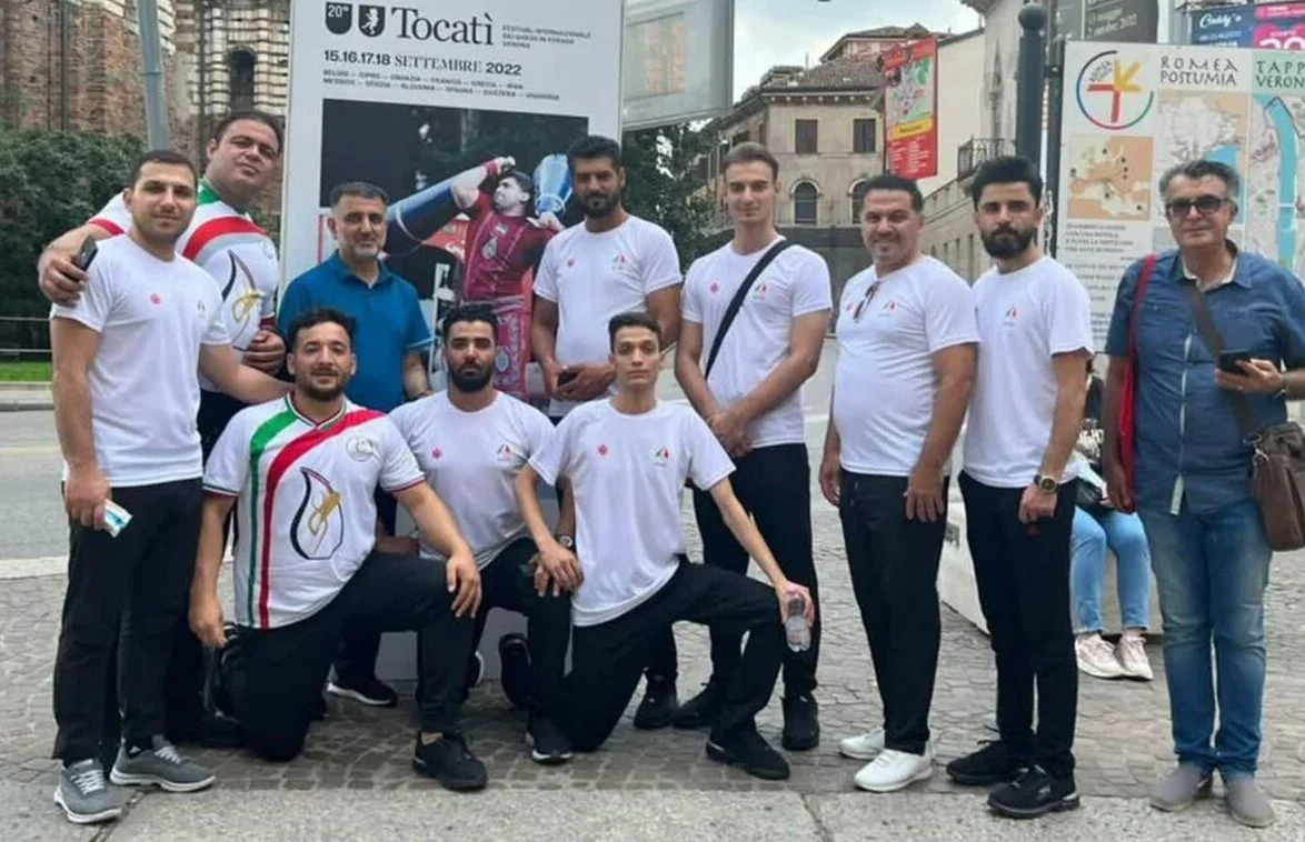 باستانی کار جوان قمی در فستیوال ورزش های سنتی ایتالیا حاضر شد