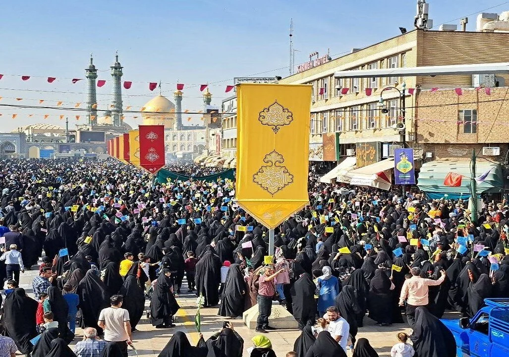 استقبال از کاروان نمادین ورود مریم آل رسول (س)