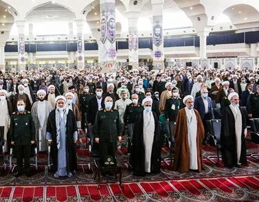 اجتماع حوزویان در حمایت از نیروهای نظامی، انتظامی و امنیتی در قم