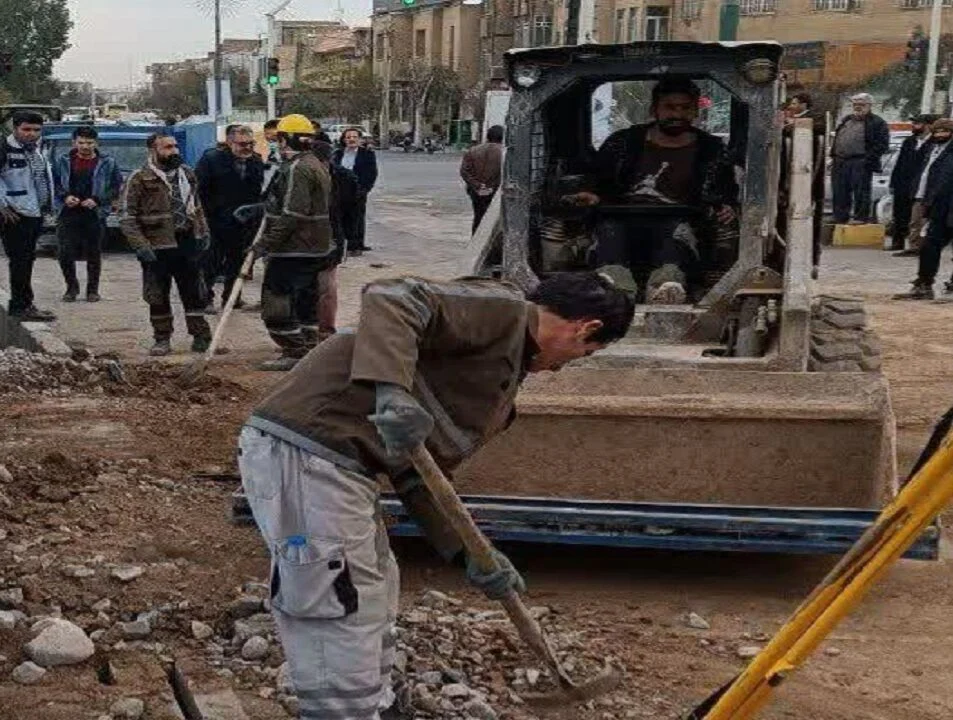 توضیحات سازمان قطارشهری قم درباره حادثه ریزش کارگاه مترو
