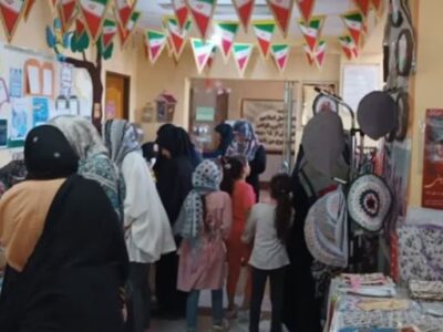 نمایشگاه «کسب و کارهای کوچک» در کتابخانه مریم استان قم برپا شد