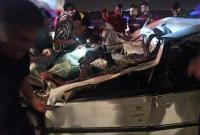 برخورد دو خودرو در محور اراک-قم یک کشته و ۶ مصدوم بر جا گذاشت