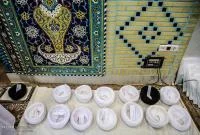 تعدادی از طلاب حوزه علمیه قم ملبس به لباس روحانیت می شوند