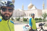 رکاب‌زنی هزار کیلومتری دوچرخه‌سواران قمی به یاد سردار سلیمانی