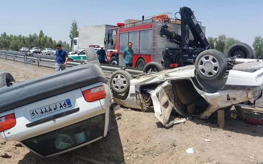 بلوار غدیر رتبه یک آمار تصادفات های فوتی و جرحی در قم
