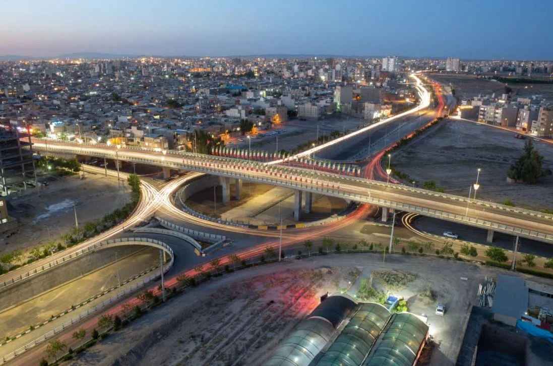 ۲۲ تقاطع غیرهمسطح در قم احداث‌ شده است