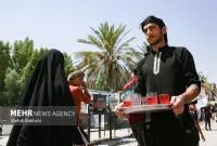 موکب آیت الله تبریزی در عمود ۲۹۹