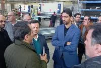 بازدید معاون وزیر امور اقتصاد و دارایی از واحدهای تولیدی قم