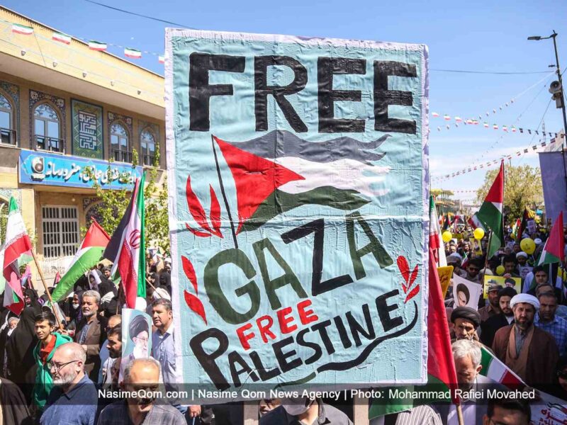 راهپیمایی باشکوه و حماسی ضدصهیونیستی مردم قم در روز قدس