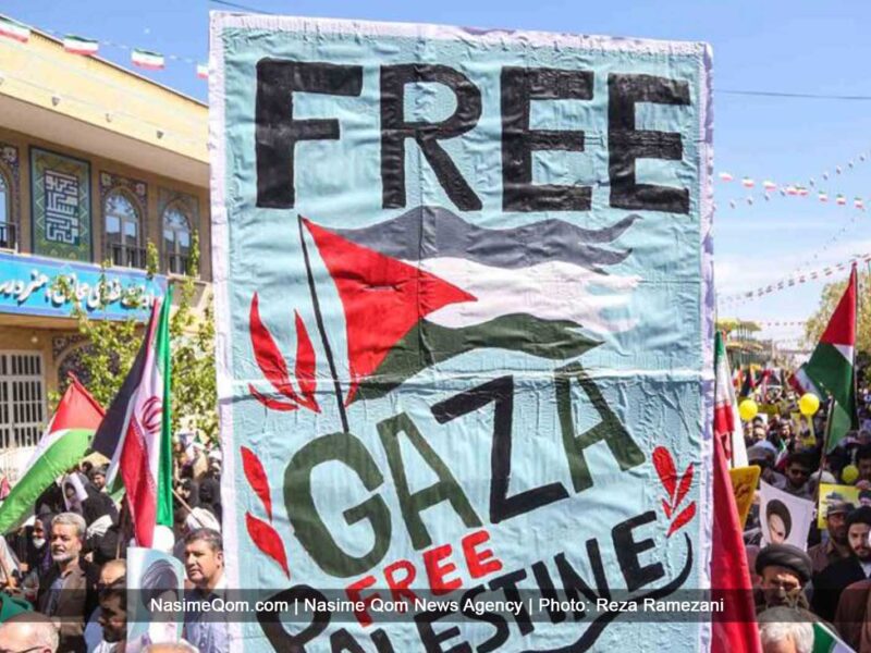 راهپیمایی باشکوه و حماسی ضدصهیونیستی مردم قم در روز قدس