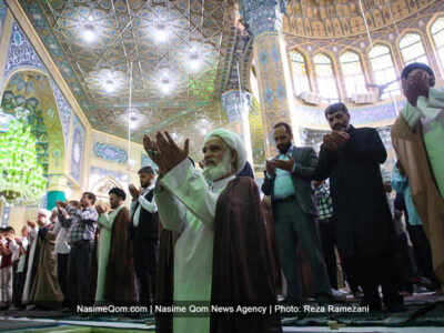 اقامه نماز عید سعید قربان در آستان مقدس مسجد جمکران