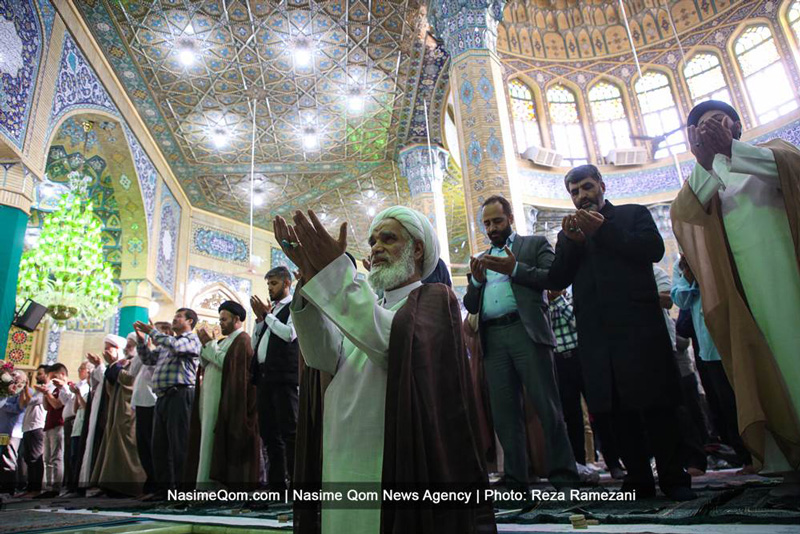 اقامه نماز عید سعید قربان در آستان مقدس مسجد جمکران