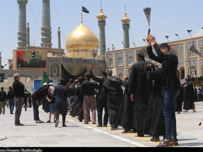 شهر مقدس قم در سالروز شهادت امام محمد باقر(ع) غرق در عزاست