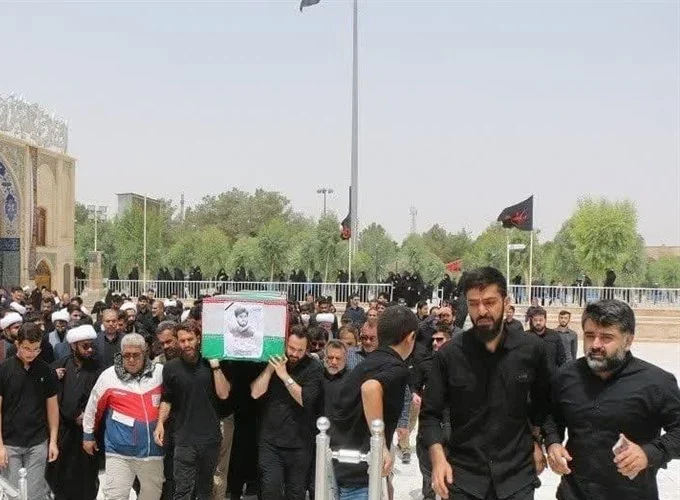 تشییع و خاکسپاری دانشجوی جهادگر در قم
