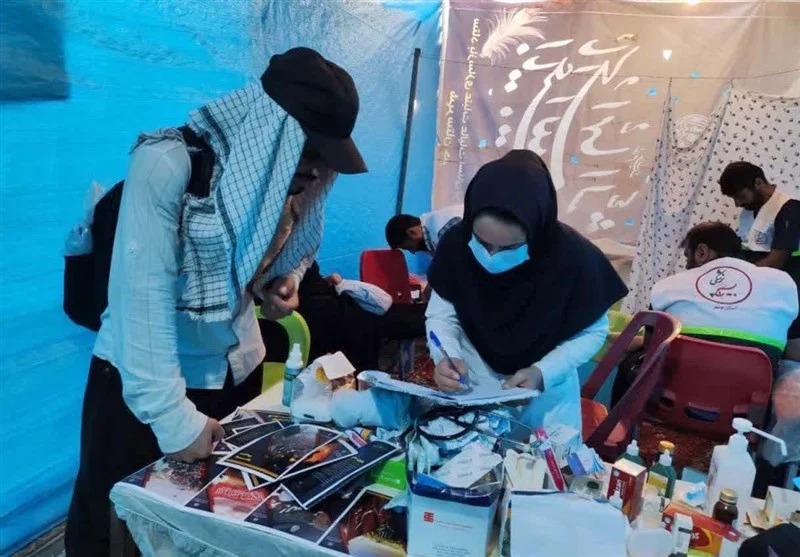 خدمترسانی ۵ هزار نیروی هلالاحمر به زائران اربعین در عراق