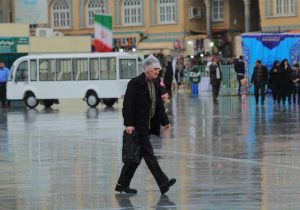 بارش باران قم را در بر می‌گیرد