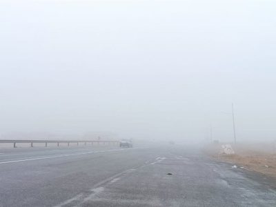 بارش باران و برف، مه آلودگی و کاهش دما قم را فرا می‌گیرد