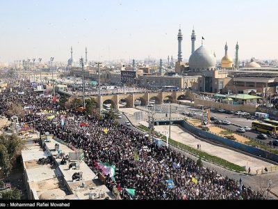 مسیرهای راهپیمایی ۲۲ بهمن در قم مشخص شد