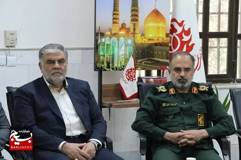 دیدار شهردار جدید قم با فرمانده ارشد نظامی استان