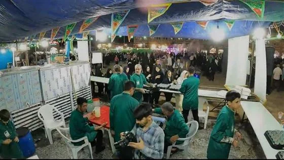 فیلم: گوشی از فعالیت موکب امامزادگان قم