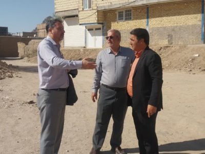 بررسی میدانی مدیران شهری از طرحهای توسعهای و خدماتی محله جمکران