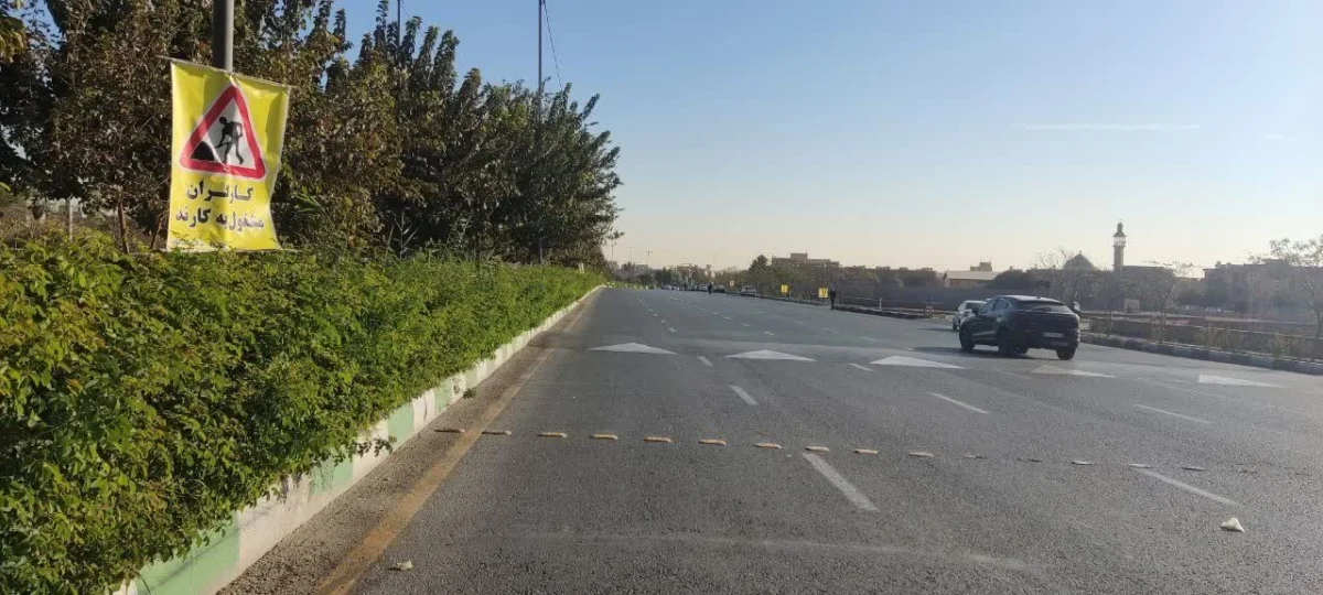 آغاز عملیات اصلاح هندسی بلوار حکیم با اعتباری بالغ بر ۳۰ میلیارد ریال