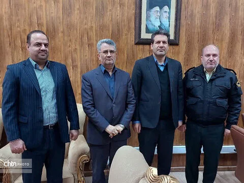 دیدار مدیرکل میراث‌فرهنگی قم با فرمانده یگان حفاظت میراث‌فرهنگی کشور