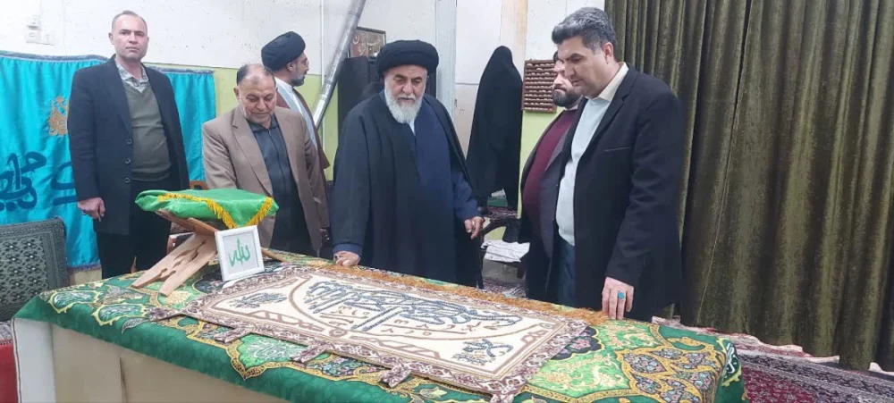 بازدید شهردار منطقه یک قم و تولیت مسجد جمکران از آستان مقدس سید ابوالحسن‌الرضا(ع)