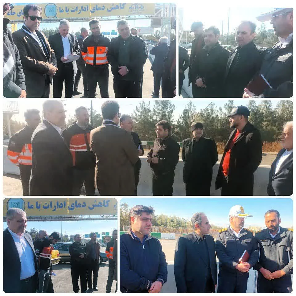 بازدید میدانی مسئولان استان از ورودی اصلی شهر در عوارضی آزادراه تهران/تأکید بر استقبال منسجم و هدفمند زائران