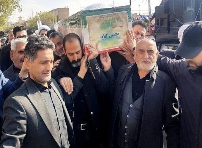 تشییع پیکر شهید مهدوی معاون وزیر اطلاعات در قم+فیلم