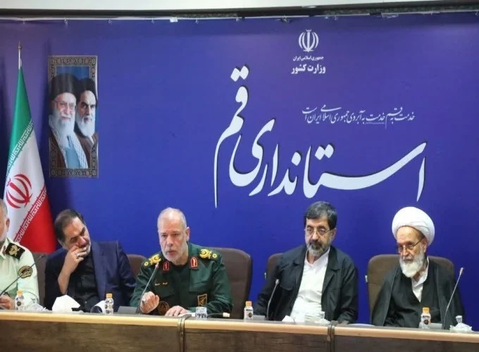 1405032712533216937123724 برگزاری جلسه هماهنگی مراسم تشییع پیکر مطهر رهبر شهید در قم+ عکس