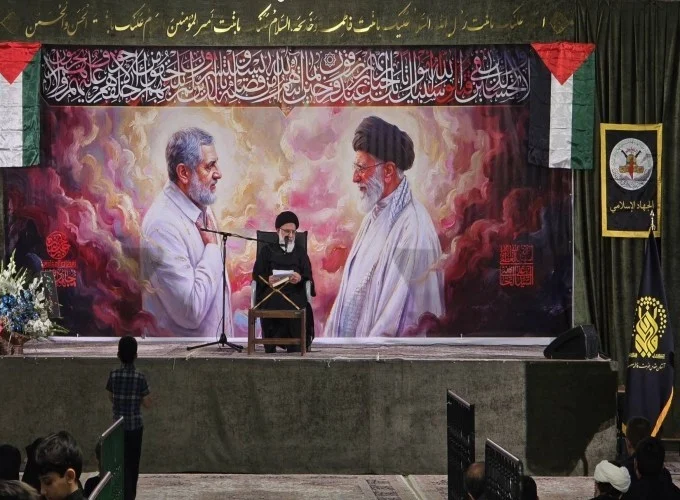 مراسم نخستین سالگرد شهادت سرلشکر شهید ایزدی در قم برگزار شد+ عکس