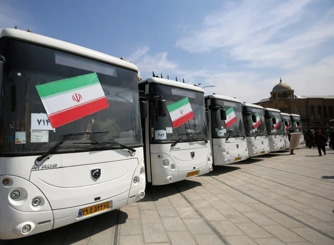 آماده‌باش ۱۳۰۰ اتوبوس برای جابه‌جایی زائران تشییع رهبر شهید در قم