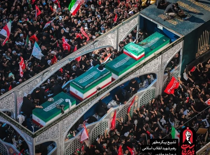 پخش زنده|لحظه وداع ‌رسید/‌‌ میلیون‌ها عزادار ‌امام شهید را بدرقه کردند