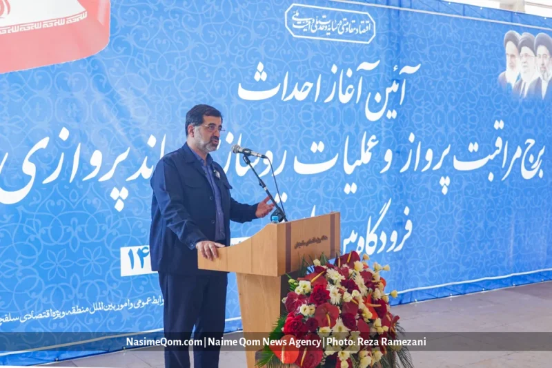 آغاز احداث برج مراقبت پرواز و عملیات روسازی باند پرواز فرودگاه بین المللی قم