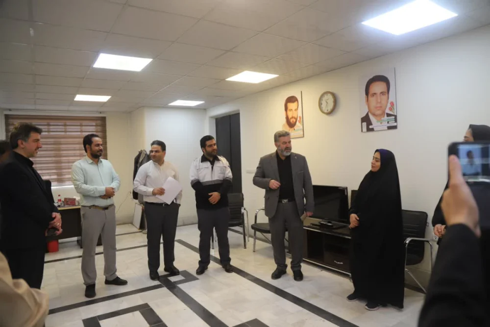 بازدید مدیرکل پدافند غیرعامل استان از مرکز رسانه شهرداری قم