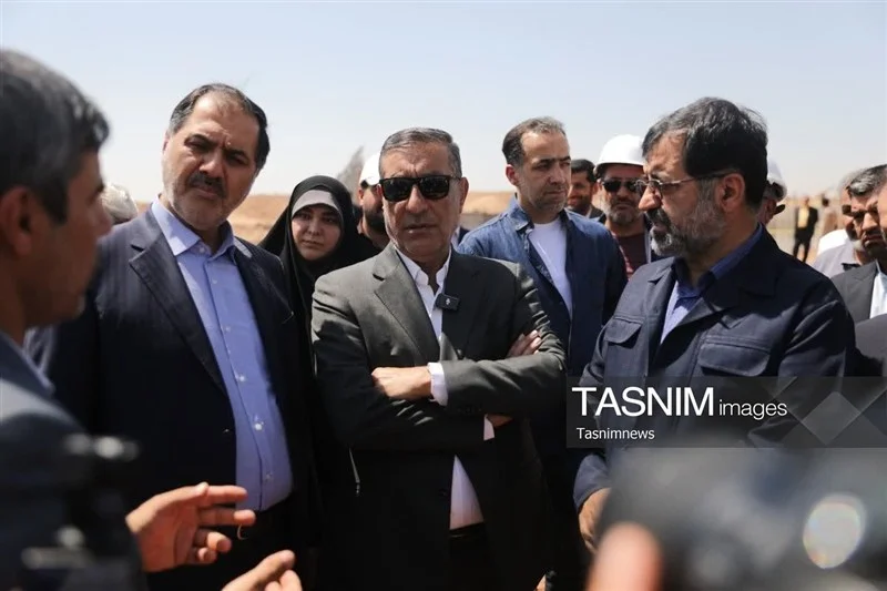 بازدید معاون رئیس‌ جمهور از روند ساخت تصفیه‌‌خانه فاضلاب در قم