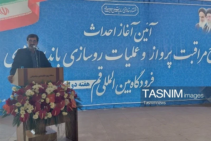 فرودگاه قم پس از یک دهه توقف وارد مرحله روسازی باند شد