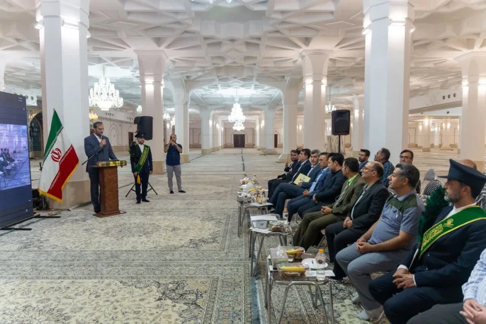 افتتاح شبستان جدید حرم حضرت معصومه(س) با حضور معاون اول رییس جمهور