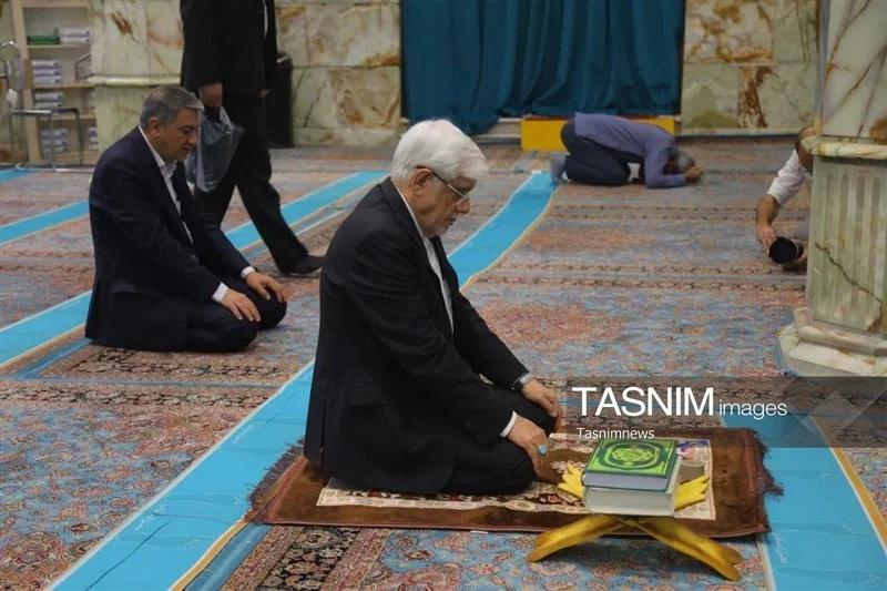 تشرف معاون اول رئیس‌جمهور به مسجد مقدس جمکران